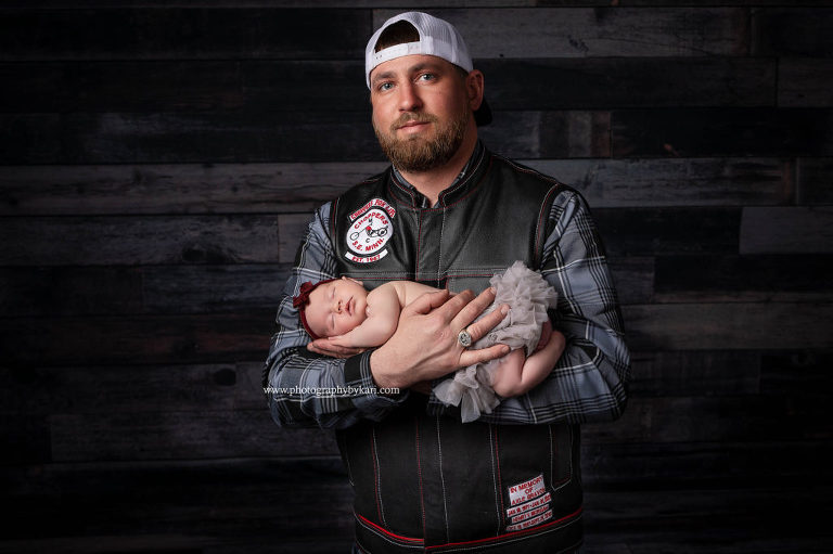 Southeast Minnesota MC Choppers Newborn Portrait
