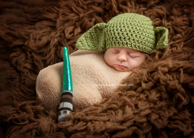 Star Wars newborn photo