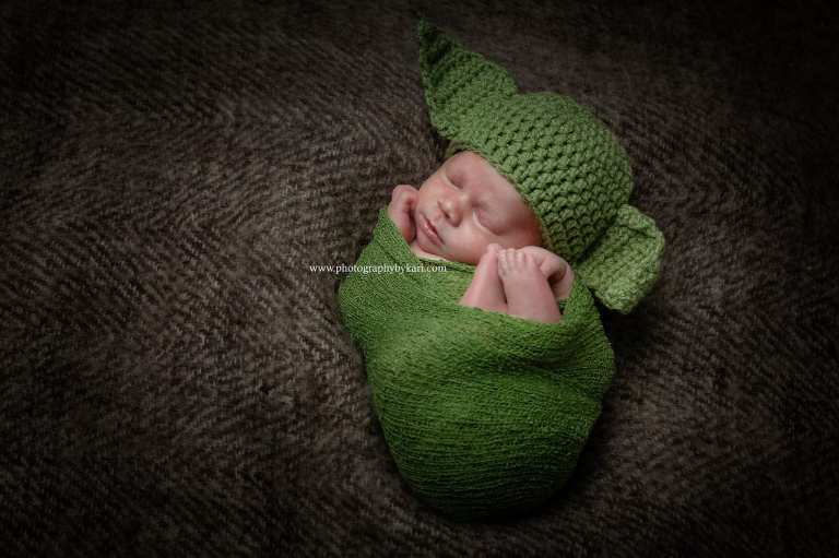 Baby Yoda Newborn Portrait