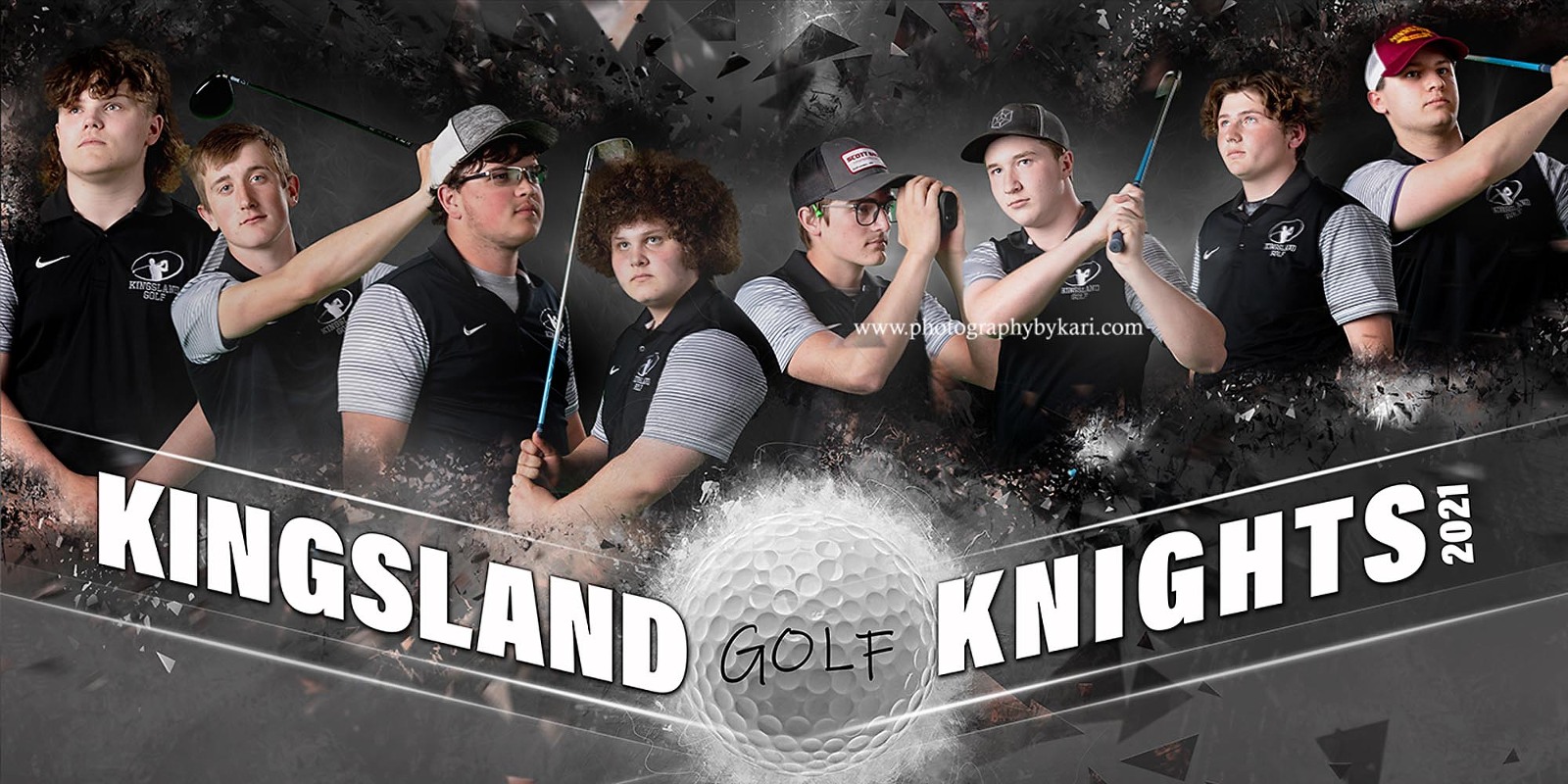 Kingsland Golf team poster 2021