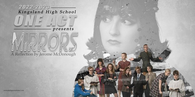 2022-23 Kingsland One Act sports banner taken by Photography by Kari