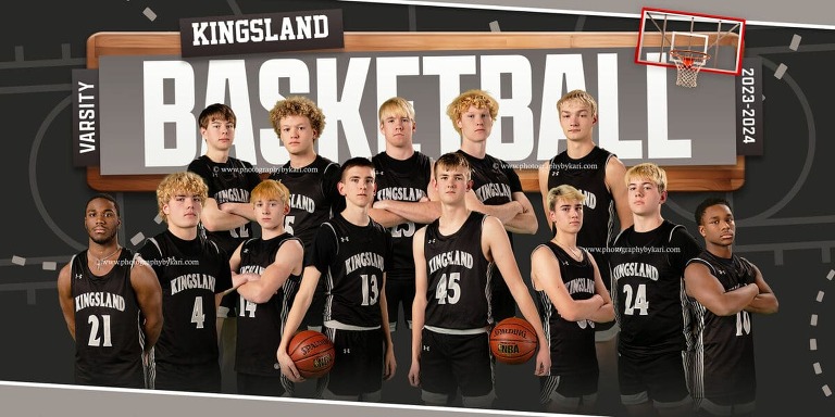 SE MN Sports Team Photo of Kingsland High School Boys Basketball taken by Photography by Kari