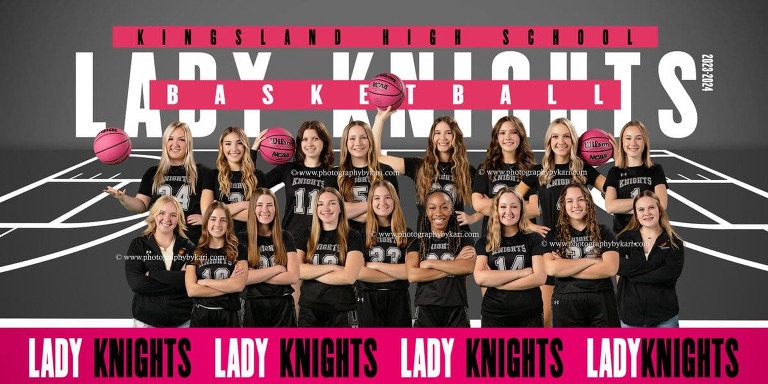 SE MN Sports Team Photo of Kingsland High School Girls Basketball taken by Photography by Kari