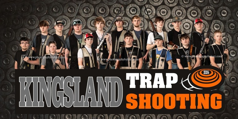 2024 Kingsland Trap Team Poster taken and composited by Kari McGill