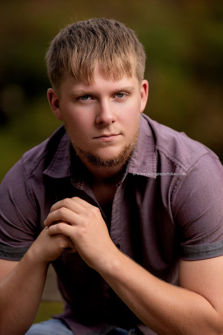 Senior boy senior portrait session headshot