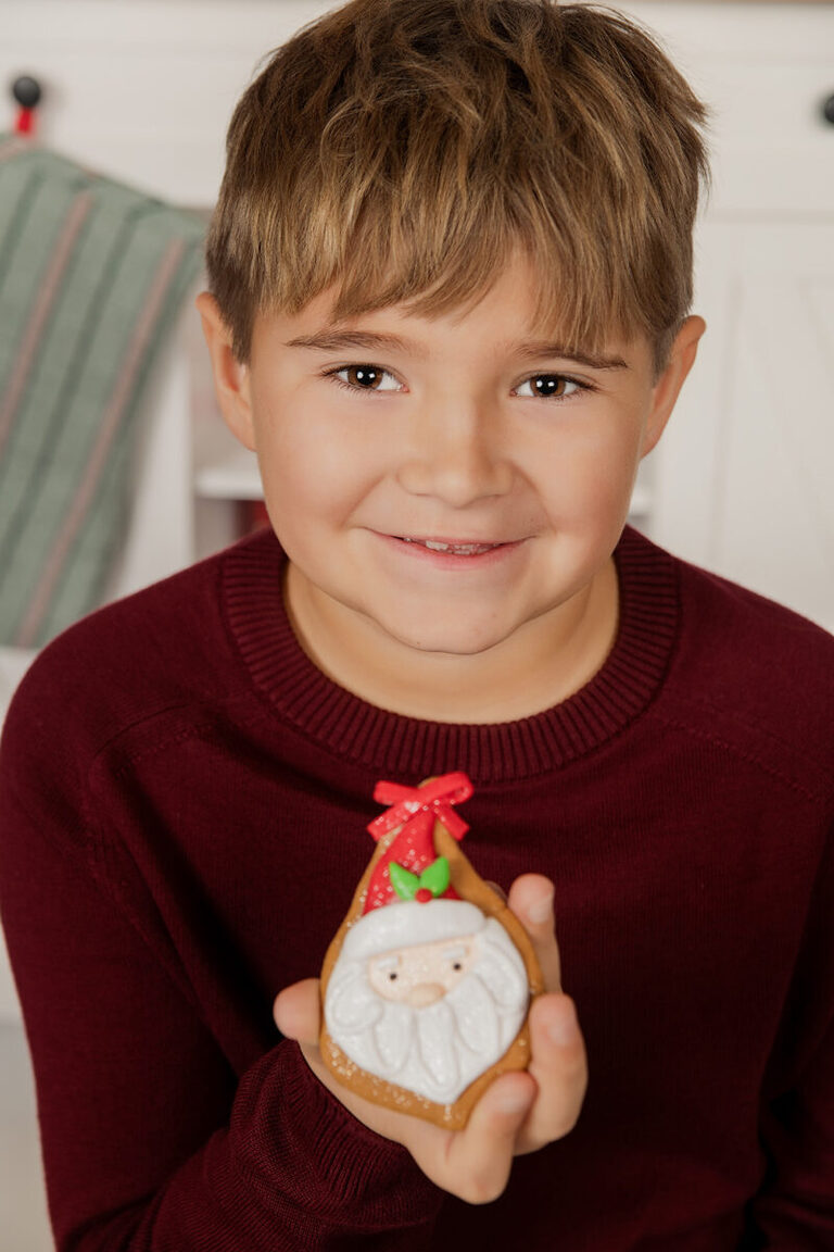 Mother and son Christmas mini session capturing childhood memories in southeastern Minnesota