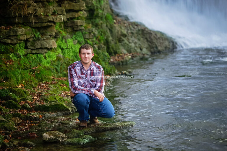 Pine Island High School senior near Lanesboro dam