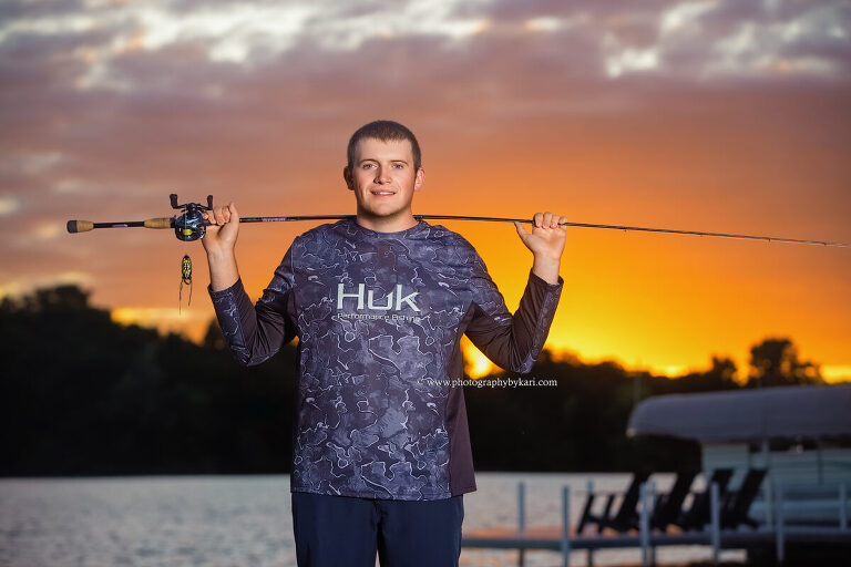 Class of 2026 senior portrait at Cedar Lak